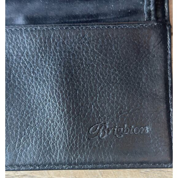 Brighton Black Crocodile embossed Wallet Clutch Vintage - Picture 10 of 13